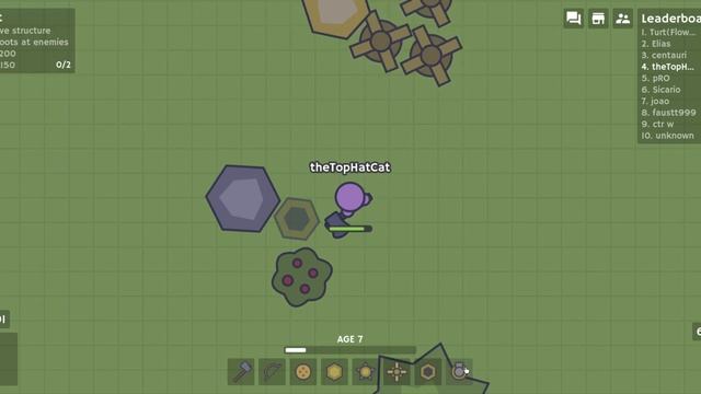 MooMoo.io Gameplay | .io Games With theTopHatCat | (theTopHatCat) смотреть онлайн