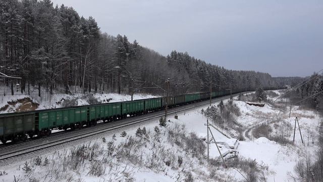 Поезда на Транссибе. Северная железная дорога. Тёбза - Галич, Галич - Красильниково. смотреть онлайн