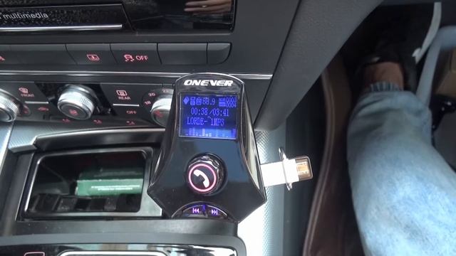 M7 Rotatable Bluetooth Car Kit Music Player FM Transmitter смотреть онлайн