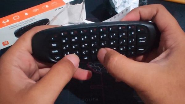 unboxing remote c120 wireless air mouse keyboard
