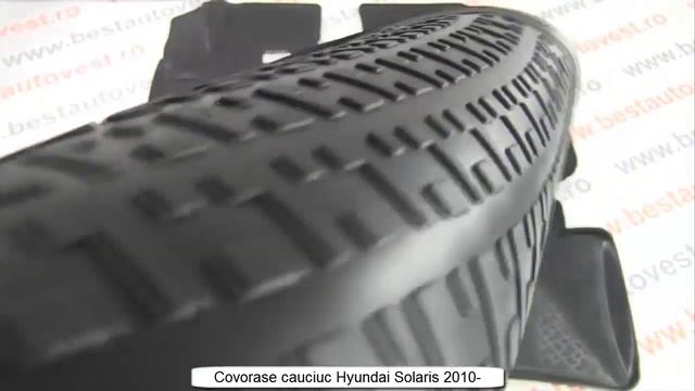 Covorase cauciuc Hyundai Solaris 10- , tip tavita смотреть онлайн