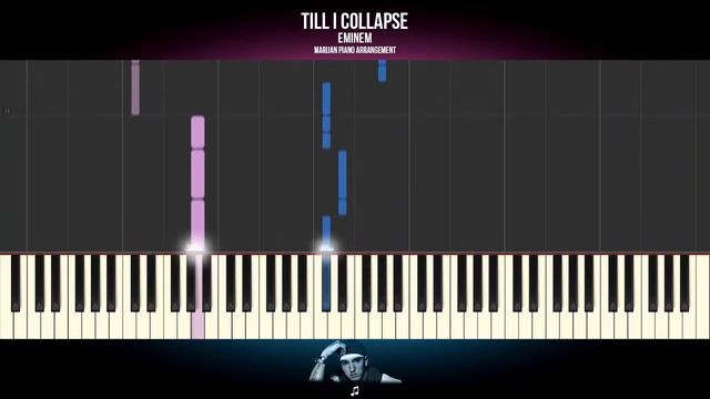 How To Play: Eminem - Till I Collapse | Piano Tutorial EASY смотреть онлайн