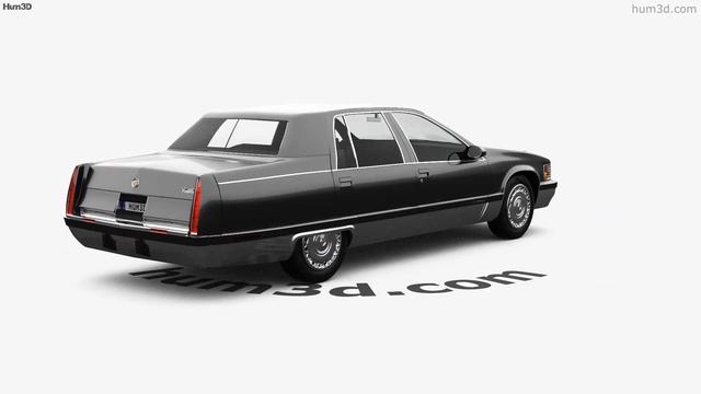 Cadillac Fleetwood Brougham 1996 3D model by Hum3D.com смотреть онлайн