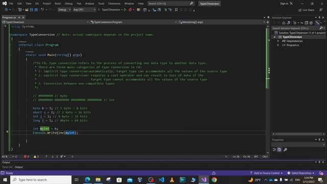 Type Conversion in C# | Type Casting in C# смотреть онлайн