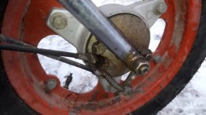 мокик stella  с двигателем babeta  1991 года с пробеном 240 км