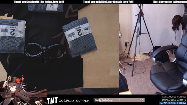 Hu Tao Cosplay- Genshin Impact (Episode 9) Live Crafting Stream смотреть онлайн