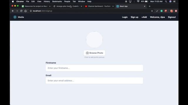 React Redux with Firebase #9 UI: Signup Page смотреть онлайн