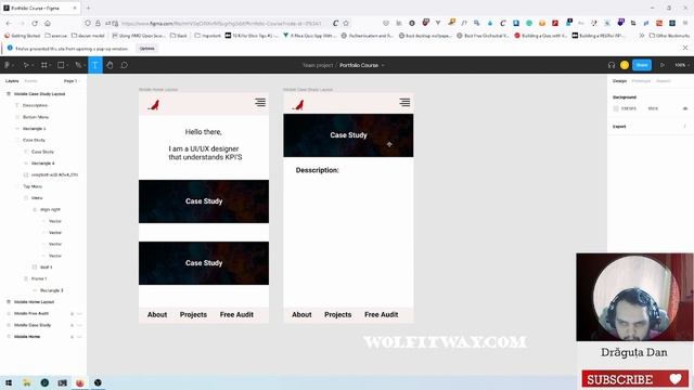 Figma Portfolio Course смотреть онлайн