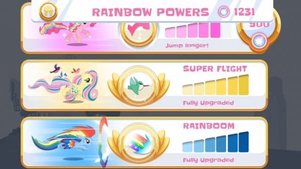 My Little Pony Rainbow Runners, Epic Color Rush ? COLLECT Pony Power and upgrade Rainbow Powers!