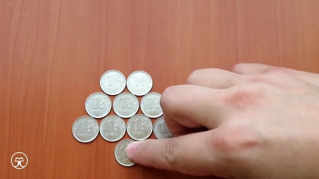 ЗАГАДКА. ПЕРЕДВИНУТЬ 3 МОНЕТЫ чтобы перевернуть треугольник ? смотреть онлайн