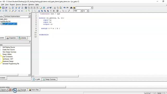 Verilog code simulation in Xilinx ISE смотреть онлайн