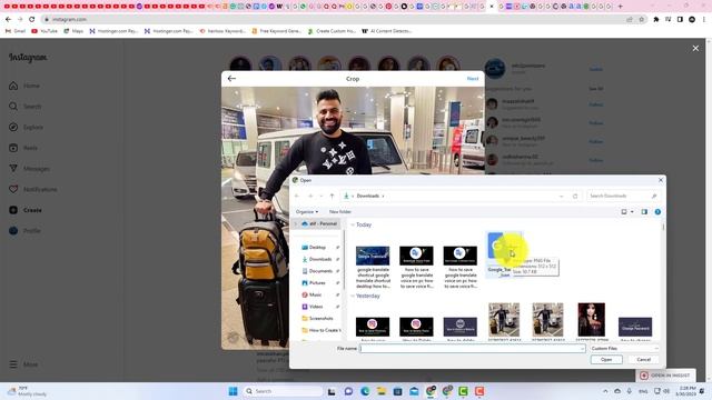 How to Upload Multiple Photos on instagram From PC смотреть онлайн