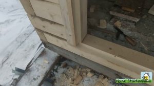 Окосячка и коробка банных дверей в одном флаконе