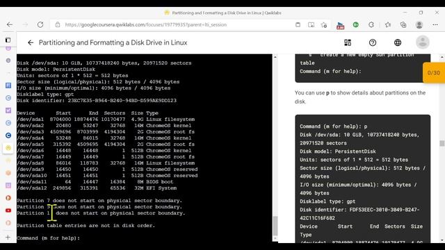 Coursera - Partition a Disk Drive in Linux смотреть онлайн