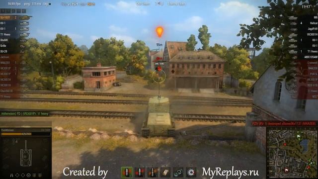 WOT: Widepark - SU-100Y - 7 frags - смотреть онлайн