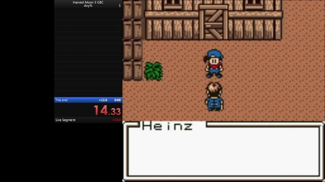 Harvest Moon 3 GBC any% speedrun смотреть онлайн