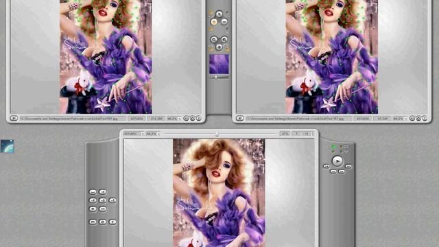 урок по программе Fanta Morph "РАЗВЕВАЮЩИЕСЯ ВОЛОСЫ" смотреть онлайн