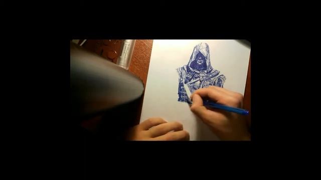 как нарисовать Assassins creed Рисунок ручкой как нарисовать смотреть онлайн