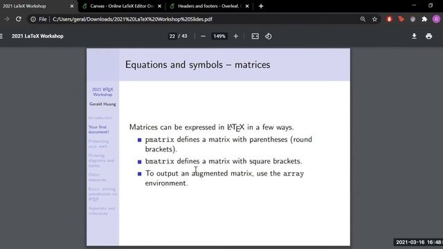 CSESoc x Mathsoc | LaTeX Workshop смотреть онлайн