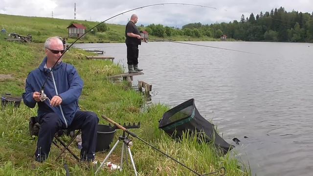 Рыбалка в Савельево.Ловля карпа на платном водоеме. смотреть онлайн