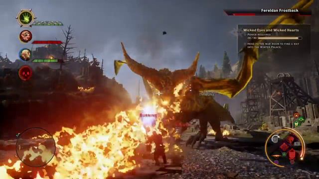 Dragon Age Inquisition: Lord Dulani Slays his 1st Dragon. смотреть онлайн