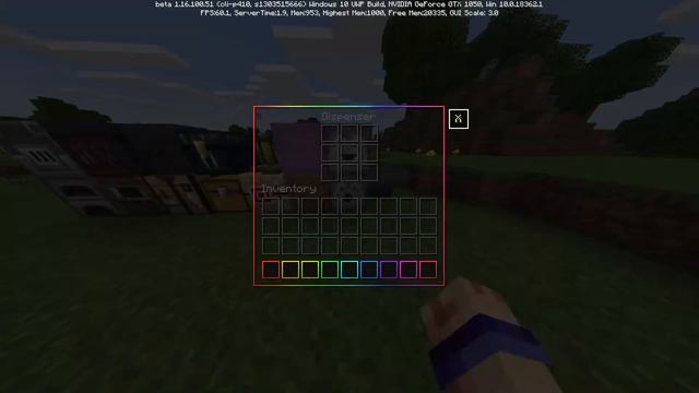 RGB GUI in Minecraft: Bedrock Edition смотреть онлайн