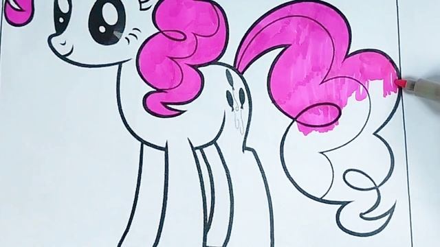 Coloring MY LITTLE PONY | How to color My Little Pony | Simple Easy My Little Pony Coloring Pages 1 смотреть онлайн