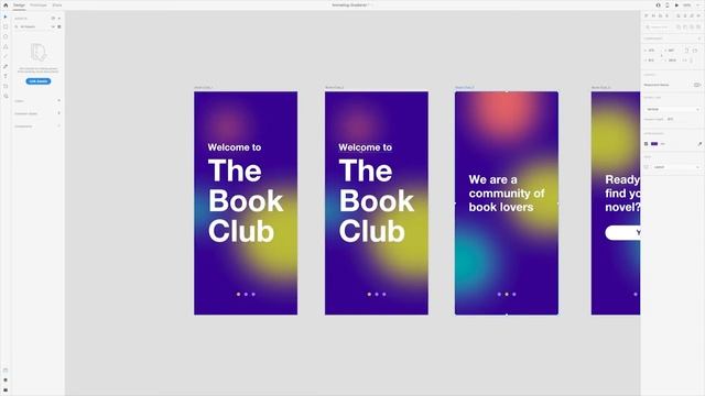 How to animate gradients in Adobe XD смотреть онлайн