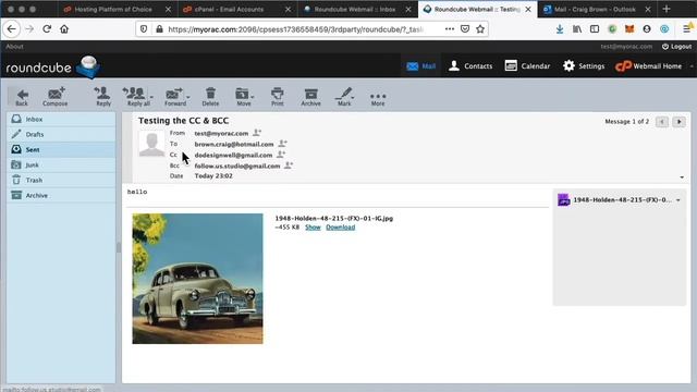 Use Webmail to send and receive emails смотреть онлайн