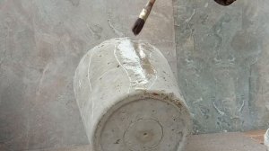 Как Сделать ЛЕГКИЙ ВАЗОН из БЕТОНА Своими Руками // Оттиск на Бетоне