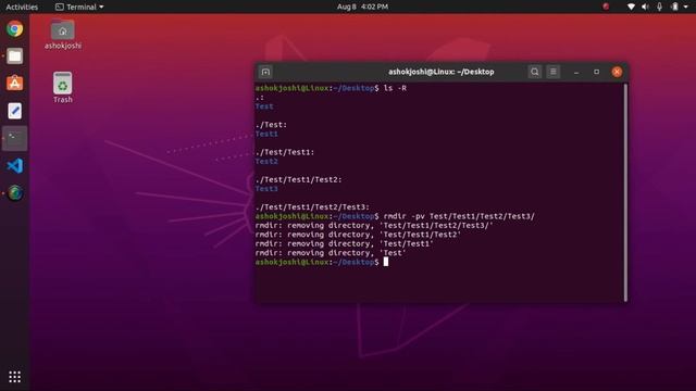 #8 Linux Command Line || $_rmdir and $_rm Command in Linux смотреть онлайн