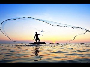 Традиционная рыбалка кастинговой сетью на Кубе. Best Net Fishing