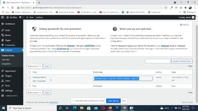 Integrate Contact Form 7 into WordPress CMS смотреть онлайн
