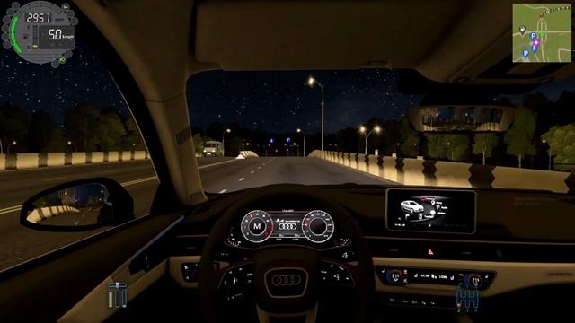 City Car Driving Audi A4 Gameplay смотреть онлайн