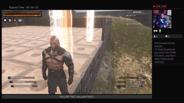 pete719201's Live PS4 pro Conan Exiles building geting thralls смотреть онлайн