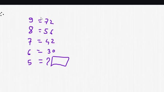 9=72,8=56,7=42,6=30 5=?|Viral math Problem| Viral confusing math question|math iq test смотреть онлайн
