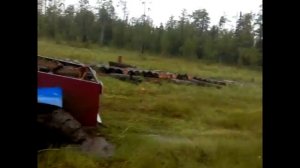 Засадили КАРАКАТ болотоход   вездеход в болоте в грязи / дорога жесть!!! 4x4