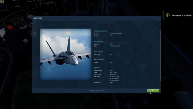 F 18 Test setting Lights at Start смотреть онлайн