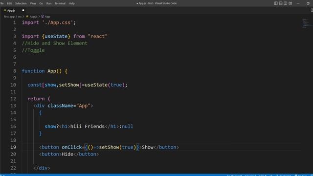 Hide,Show and Toggle in ReactJS || React Tutorial for beginners #2022 смотреть онлайн
