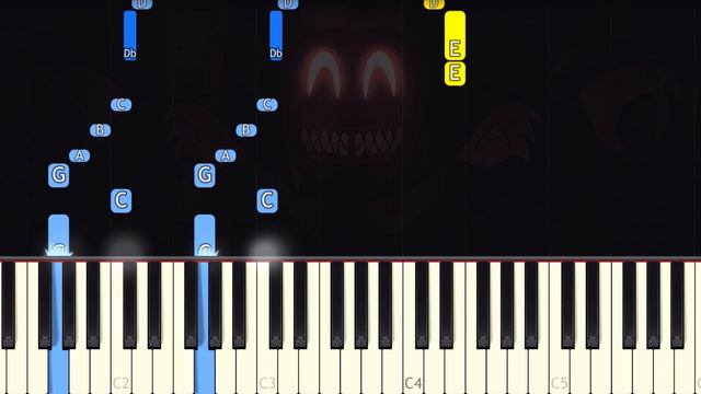 Cartoon Cat Song - Piano tutorial смотреть онлайн