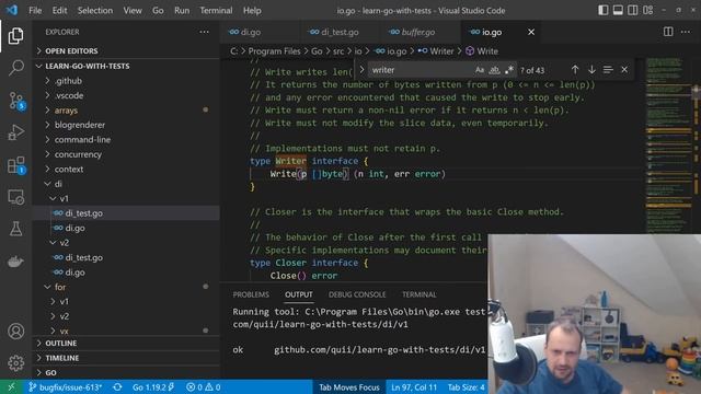 Impostor Learns Openly, GoLang: Dependency Injection смотреть онлайн