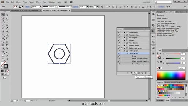 Делаем круговые узоры в Иллюстраторе с помощью ProSpirograph смотреть онлайн