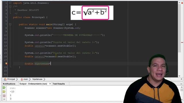 JAVA - Solución de ejercicios - Teorema de Pitágoras смотреть онлайн