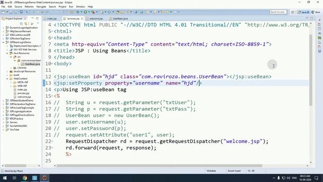 JSP Part-9 | Use bean tag in JSP ? Example-3 (Gujarati) смотреть онлайн