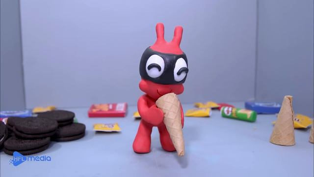 Pea Pea Selling Rainbow Ice Cream Truck - Kid Learning - Pea Pea Cartoon смотреть онлайн