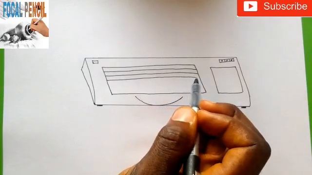 How to draw a keyboard. ( Computer keyboard) смотреть онлайн