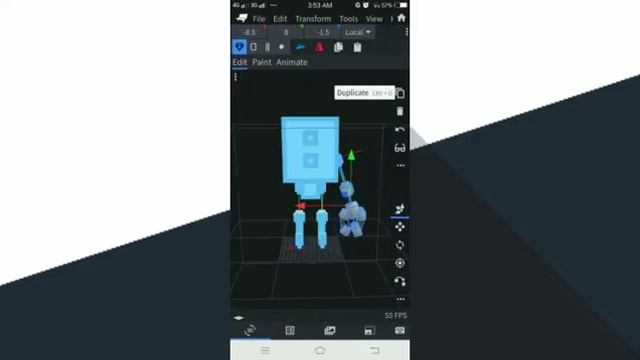 #1 Robot | Blockbench 3D model смотреть онлайн