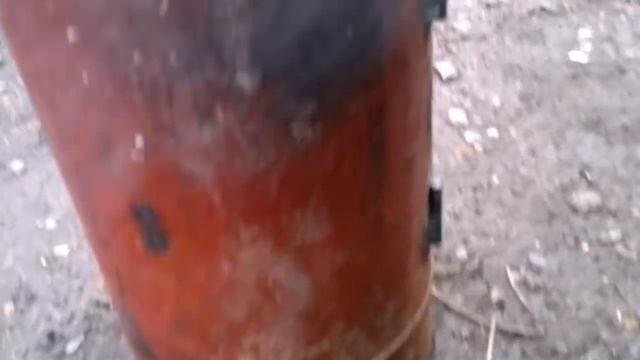 первый запуск печки из газового баллона смотреть онлайн