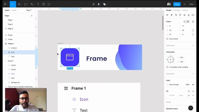 What's the difference between Groups and Frames in Figma | UX UI design tutorials in Bangla смотреть онлайн