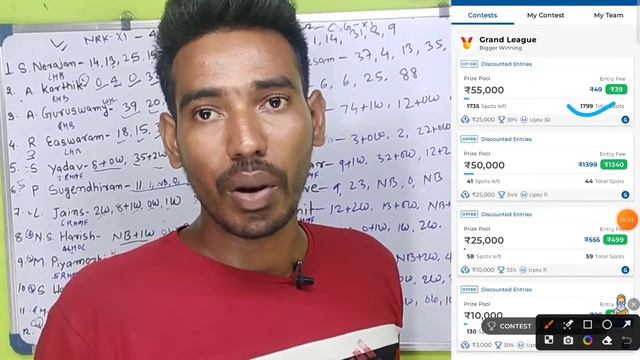 NRK vs CSG Dream11 Prediction Today | CSG vs NRK Pitch report | NRK vs CSG Grand league Team | #TNP смотреть онлайн